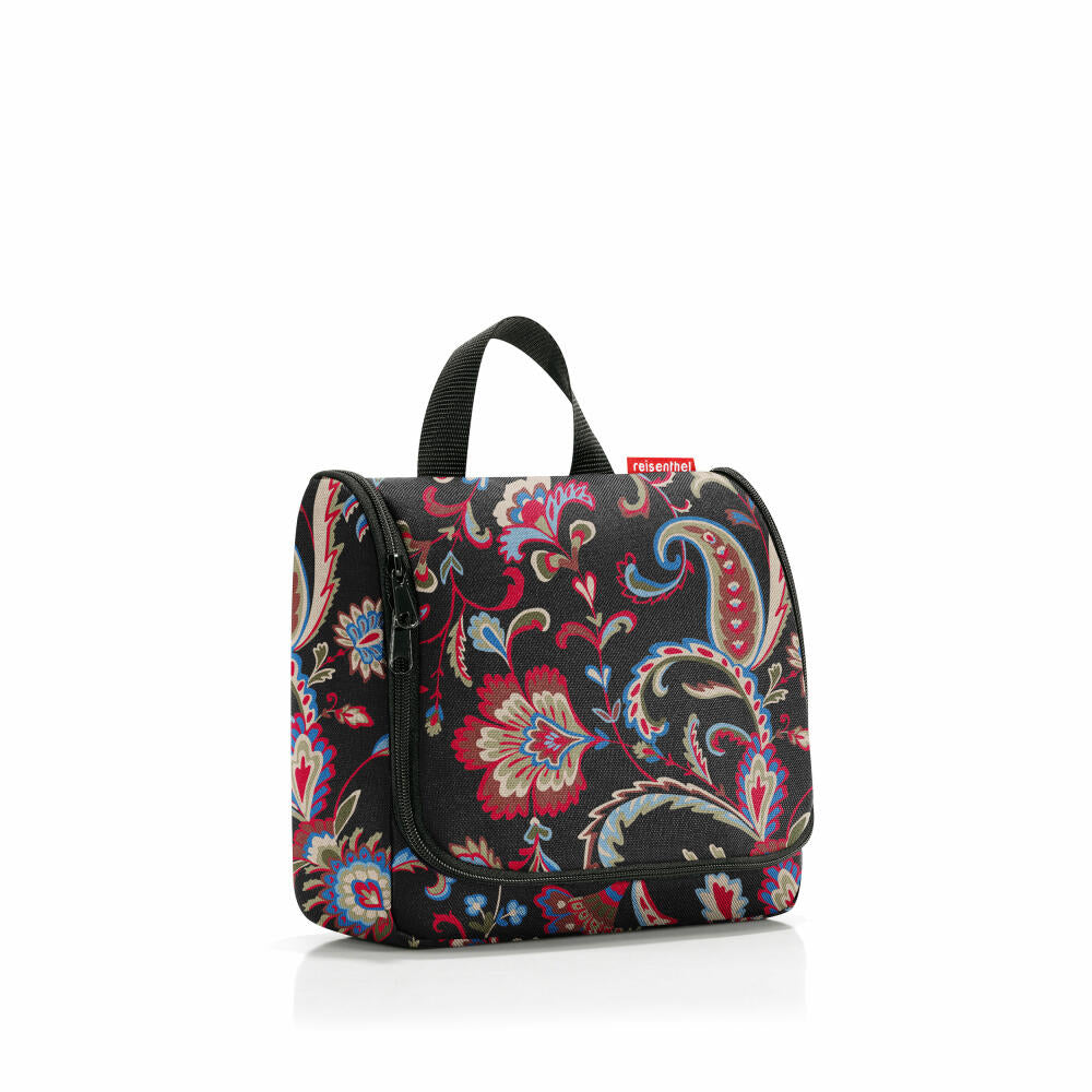 reisenthel toiletbag, toiletry bag, cosmetic bag, Paisley Black, 3 L, WH7064