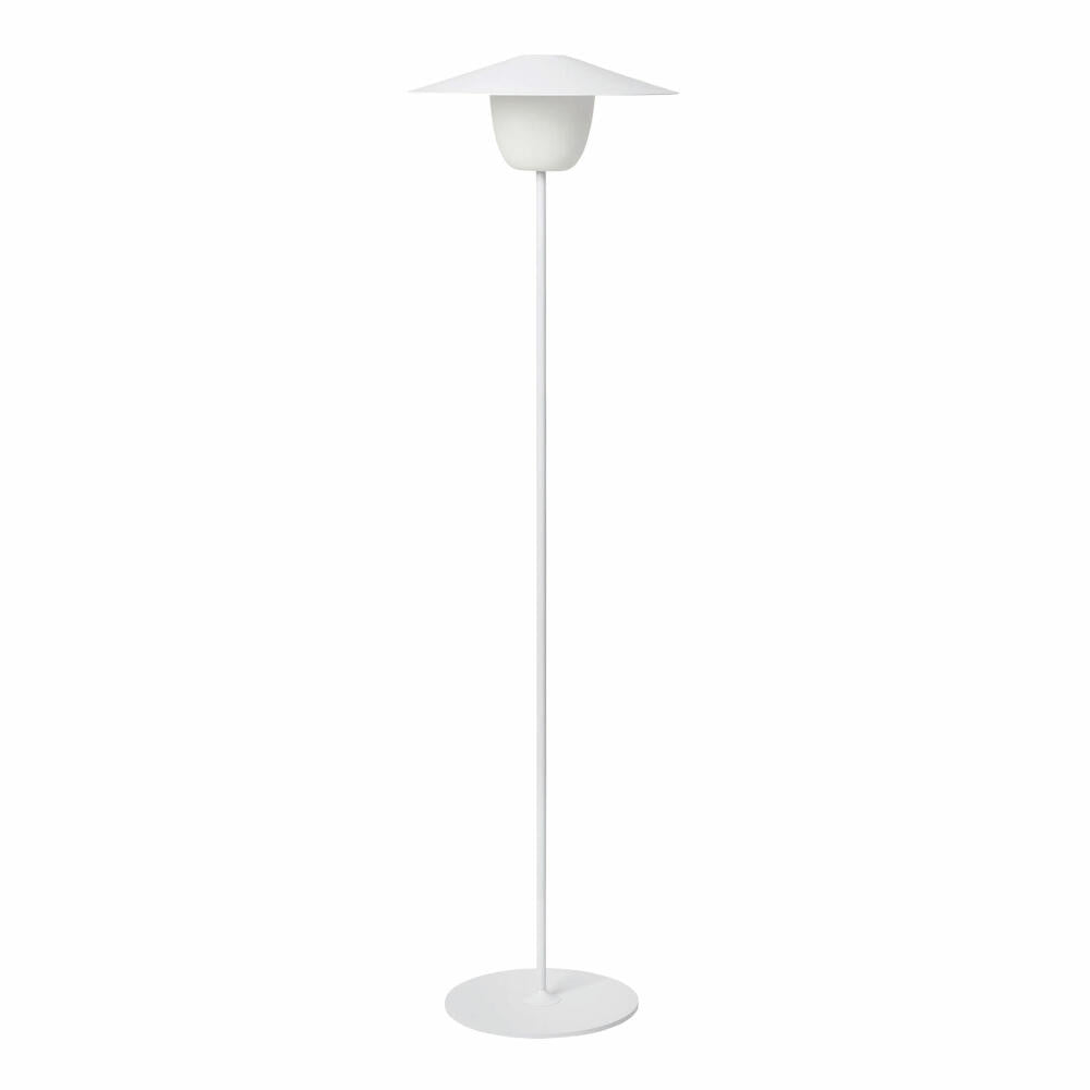 Blomus Mobile LED-Leuchte ANI LAMP FLOOR, Lampe, Aluminium matt pulverbeschichtet, White, 66071