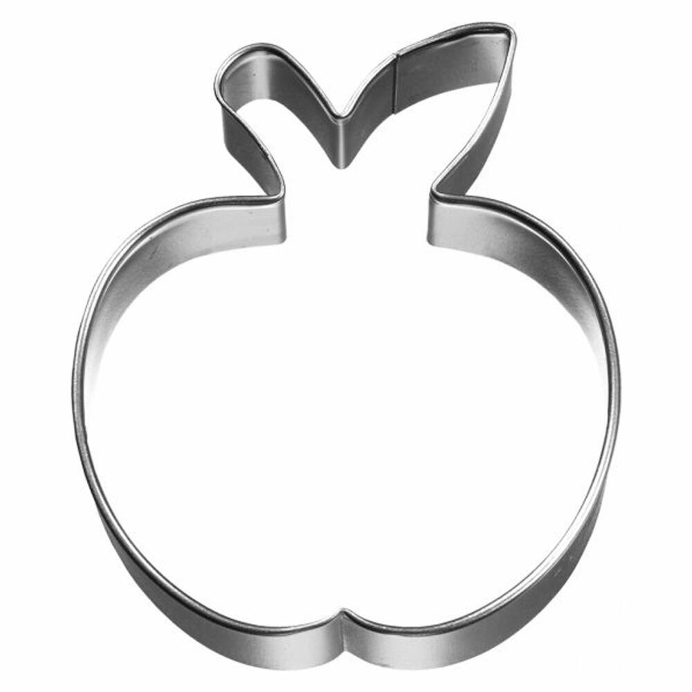 Birkmann cookie cutter apple, cookie cutter, cookie shape, biscuit, cookie, tinplate, 6 cm, 123243