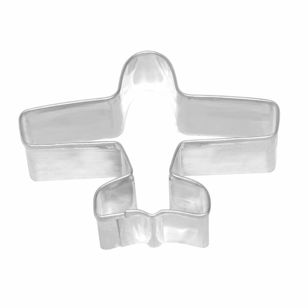 Birkmann airplane cookie cutter, cookie cutter, cookie mold, biscuit, cookie, tinplate, 7 cm, 122093