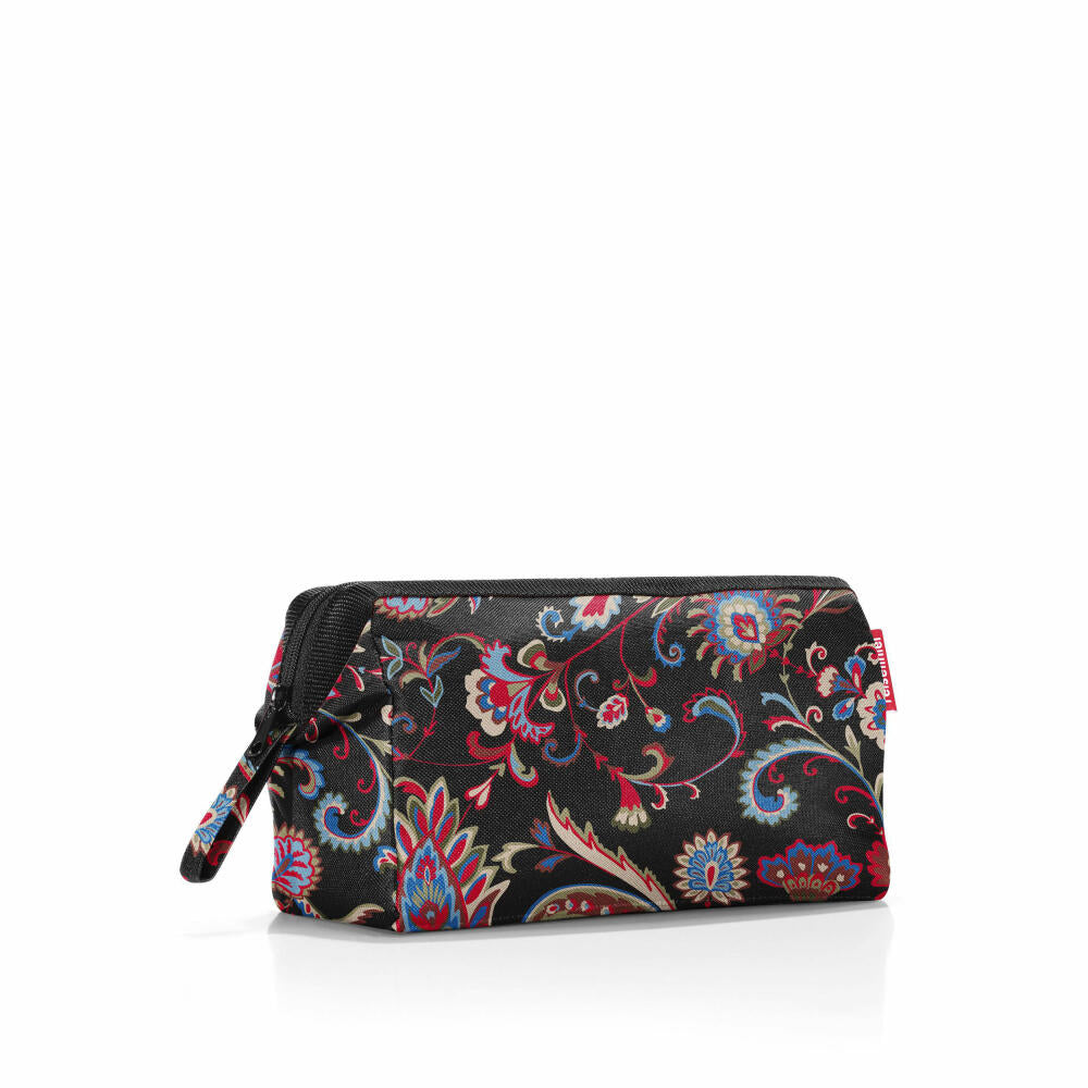 reisenthel travelcosmetic, beauty case, toiletry bag, cosmetic bag, Paisley Black, 4 L, WC7064