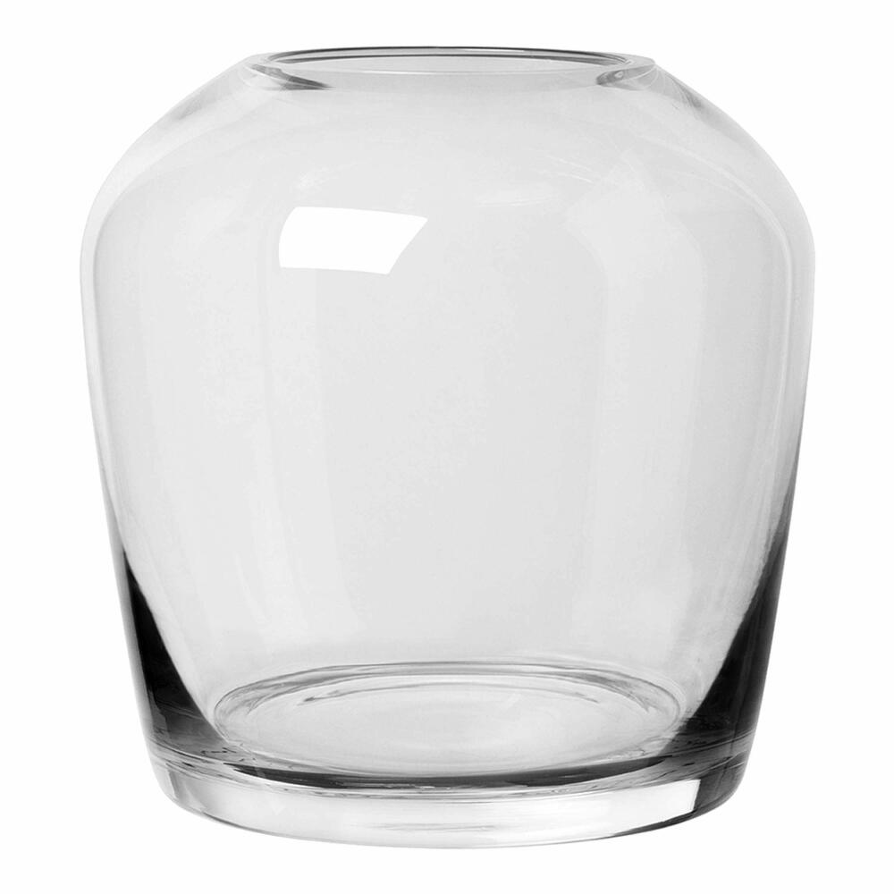 Blomus Vase LETA Clear small, decorative vase, flower vase, glass vase, colored glass, 10.8 cm, 66136