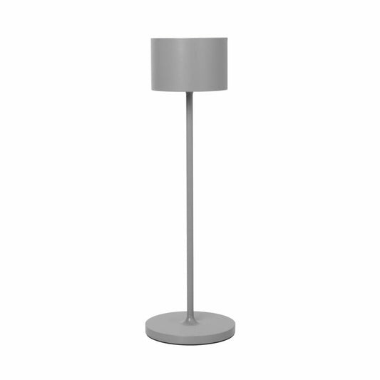 Blomus Mobile LED-Leuchte FAROL Satellite, LED-Lampe, Stehleuchte, Tischleuchte, Aluminium, Grau, 66125