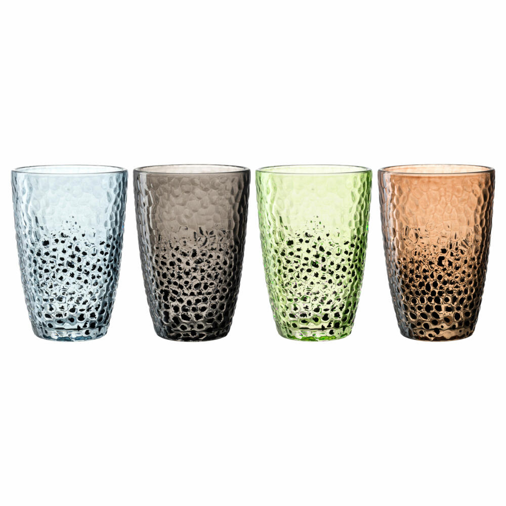 Leonardo drinking glasses set Matera 4-pcs., drinking cup, soda-lime glass, clear, 340 ml, 024386