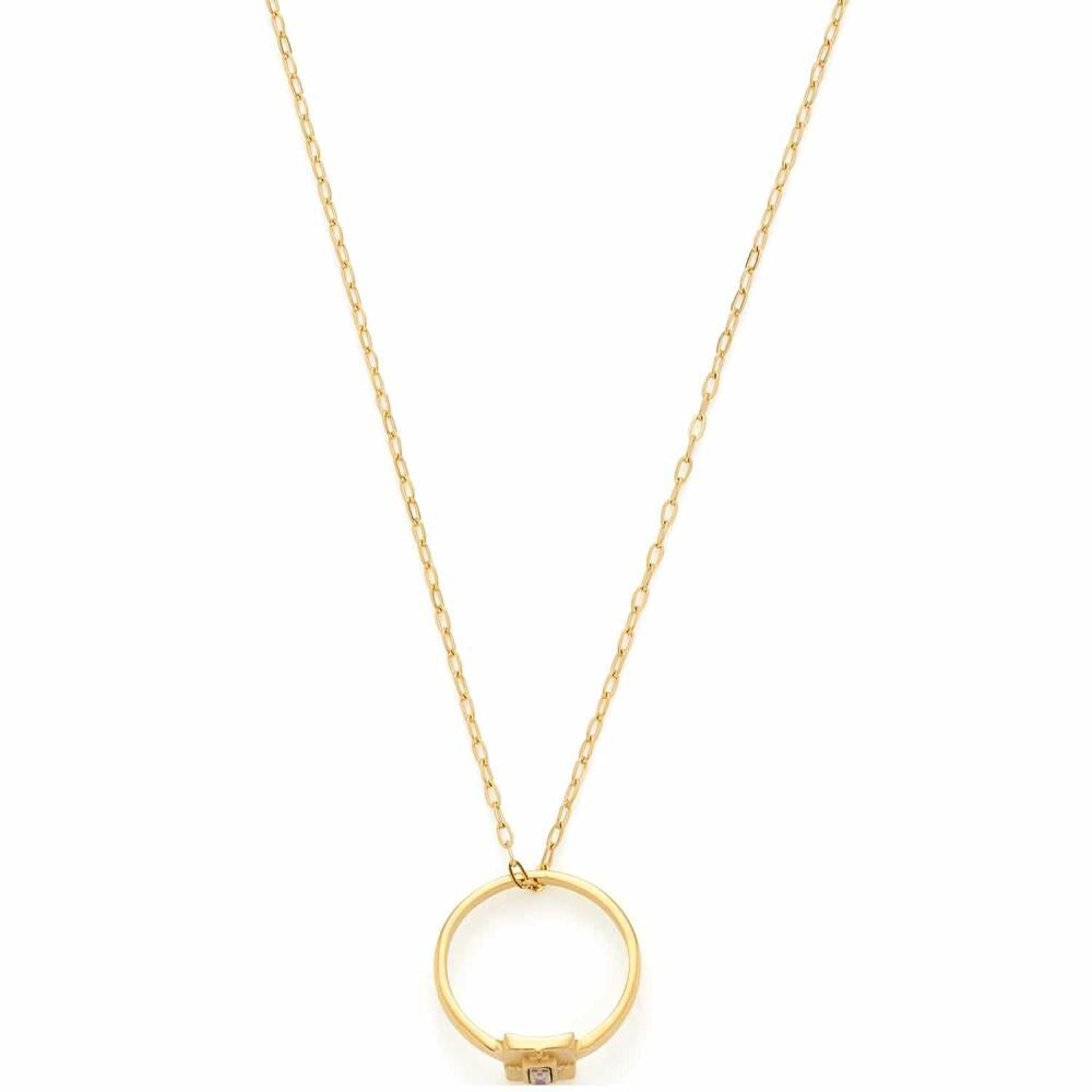 Leonardo Jewels Halskette Leda CIAO, Kette, Schmuck, Edelstahlkette, Edelstahl, Glas, Gold, 023307