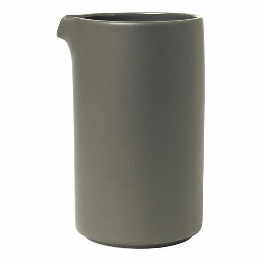 Blomus Pilar Krug, Kanne, Kännchen, Milchkrug, Keramikkrug, Keramik, Pewter, 500 ml, 63970