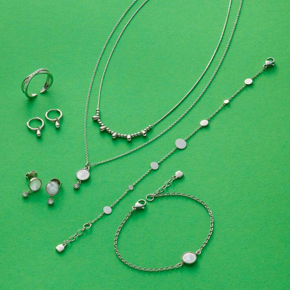 Leonardo Jewels Halskette Amalia CIAO, Kette, Schmuck, Edelstahlkette, Edelstahl, Silber, 023301