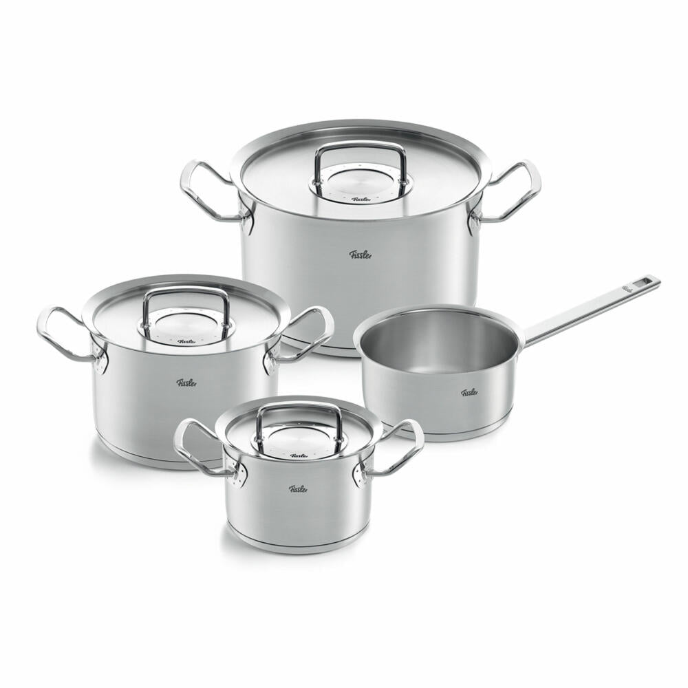 Fissler Original-Profi Collection II Set 4-tlg., 3 Kochtöpfe, Stielkasserolle, 084 128 04 000 0