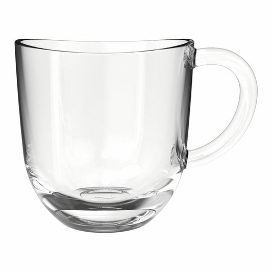 Leonardo Napoli cup, glass cup, mug, coffee cup, soda-lime glass, clear, 280 ml, 024202