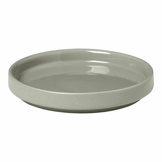 Blomus Pilar Teller, Speiseteller, Essteller, Geschirr, Keramik, Mirage Grey, 10 cm, 63990