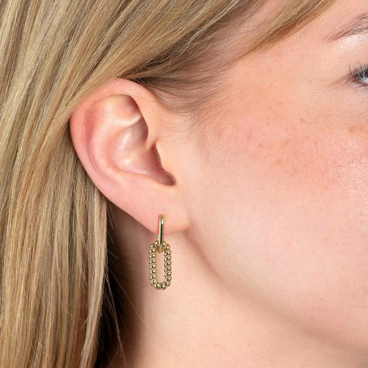 Leonardo Jewels Creole Gold Moni, set of 2, earring, ear jewelry, stainless steel IP gold, 023251