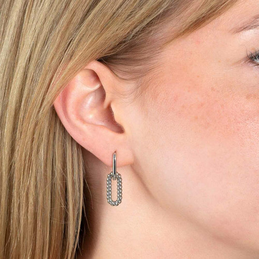 Leonardo Jewels Creole Moni, set of 2, earrings, ear jewelry, stainless steel, silver, 023250