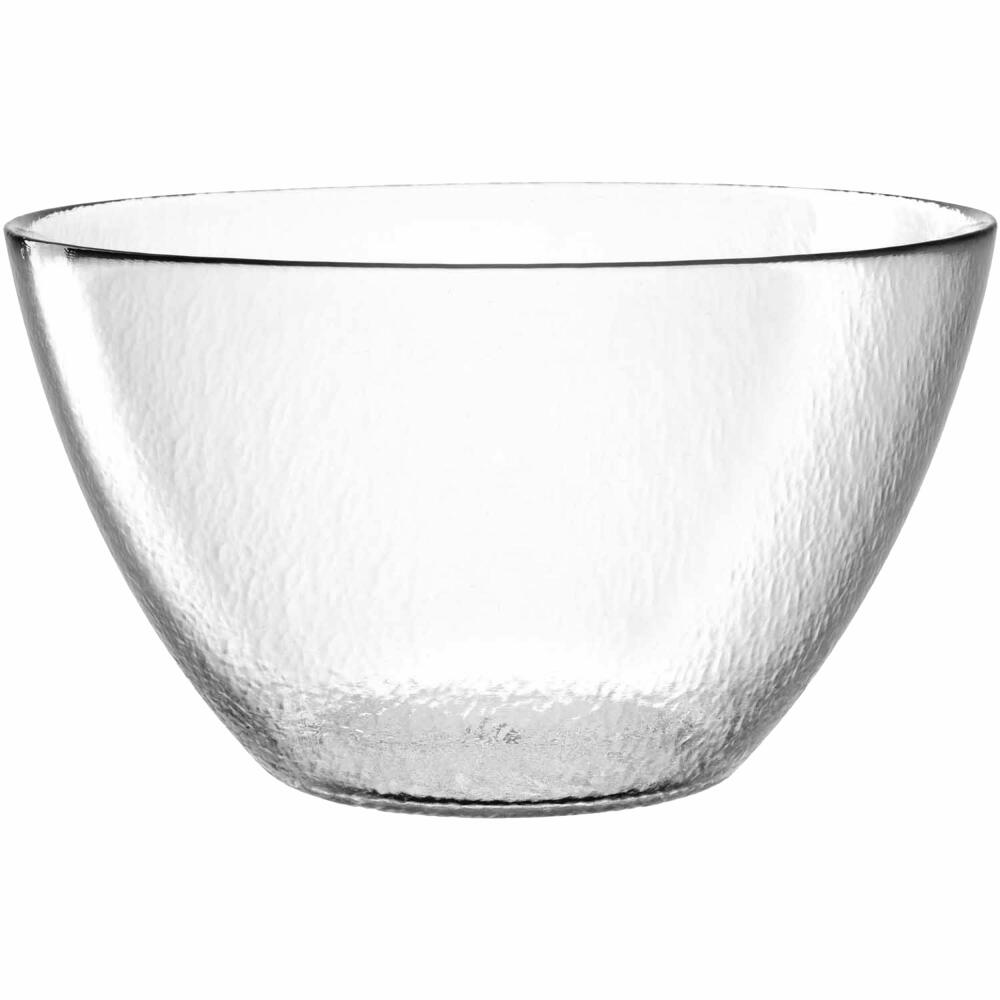 Leonardo Schale Attivo, Schüssel, Salatschüssel, Kalk-Natron-Glas, Klar, 24 cm, 025592