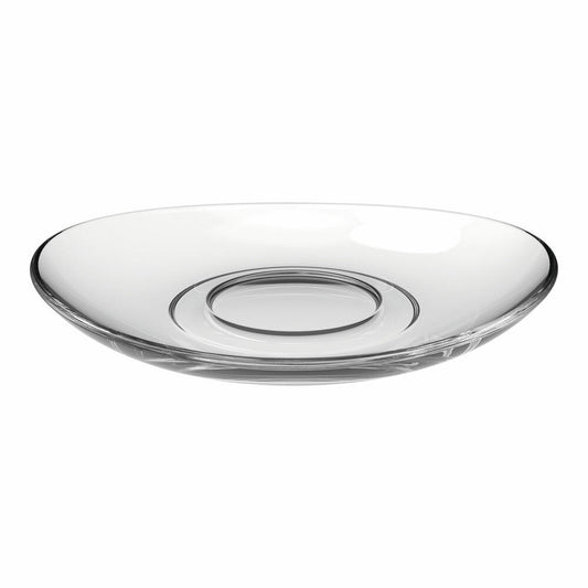 Leonardo Saucer Napoli, Coaster, Lower, Soda-lime glass, clear, 14.3 cm, 024204