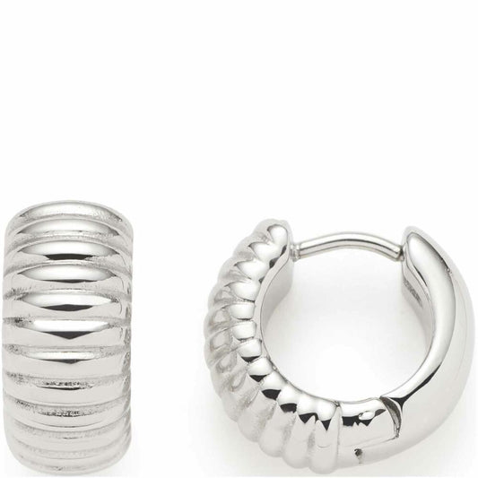 Leonardo Jewels Creole Ariba, set of 2, earrings, earrings jewelry, stainless steel, silver, 023186