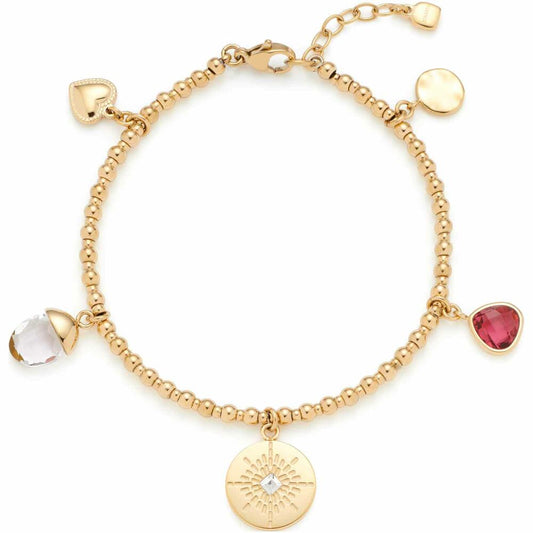 Leonardo Jewels Armband Giselle, Armschmuck, Schmuck, Edelstahl IP gold, Glas, 023215