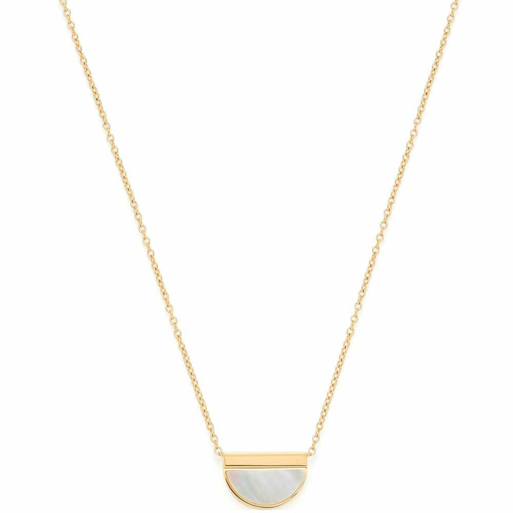Leonardo Jewels Halskette Mimo CIAO, Kette, Schmuck, Edelstahlkette, Edelstahl, MOP, Gold, 023300
