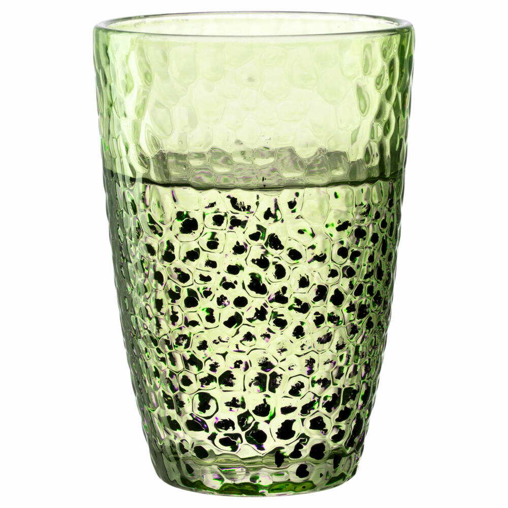 Leonardo Trinkglas Matera, Trinkbecher, Kalk-Natron-Glas, Grün, 340 ml, 024383