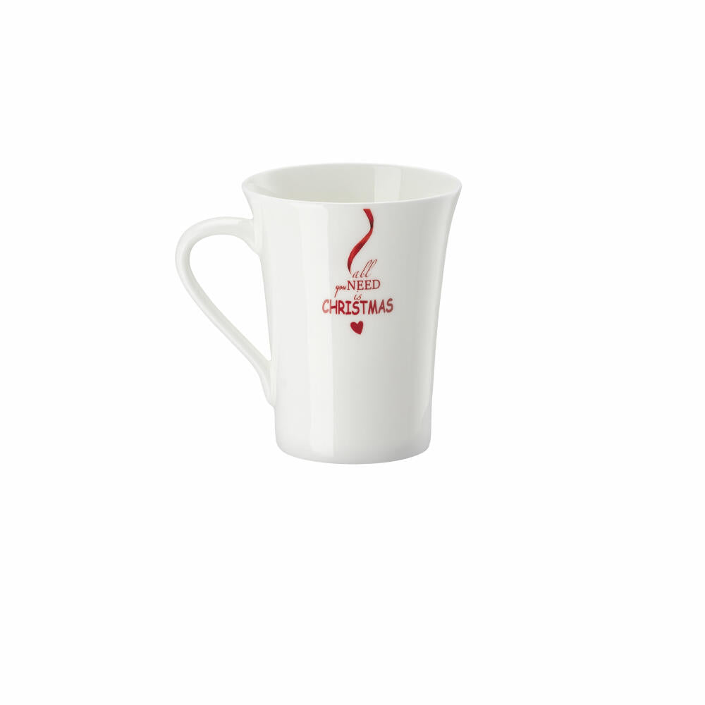 Hutschenreuther Becher mit Henkel My Christmas Mug All you need, Tasse, Bone China, Mehrfarbig, 400 ml, 02048-727445-15505