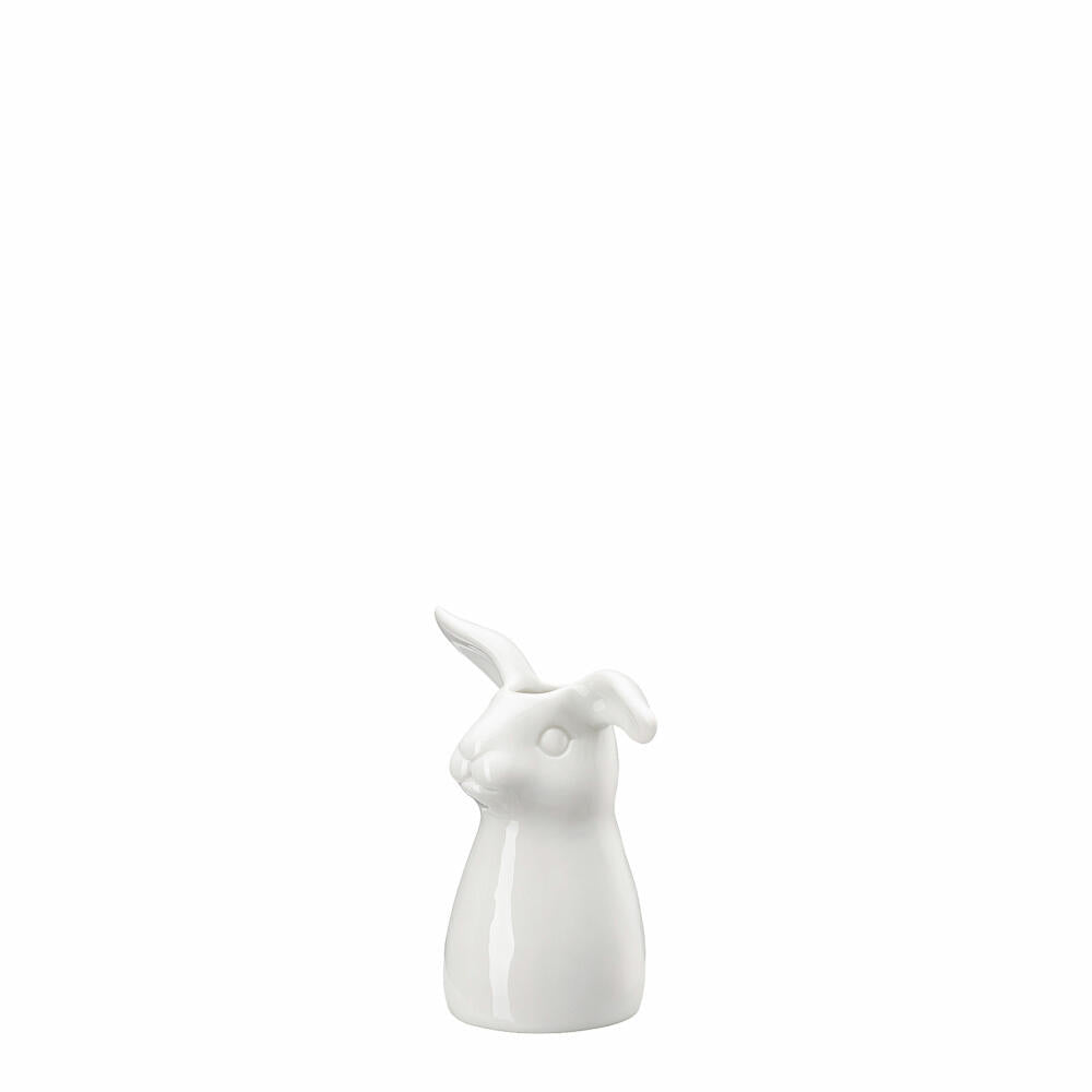 Hutschenreuther Hasen Vase, Dekovase, Porzellan, Weiß, 11 cm, 02487-800001-26011