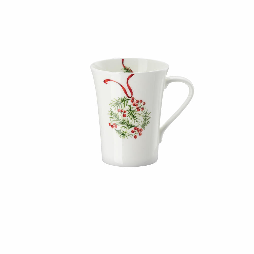 Hutschenreuther Becher mit Henkel My Christmas Mug A merry Christmas, Tasse, Bone China, Mehrfarbig, 400 ml, 02048-727446-15505