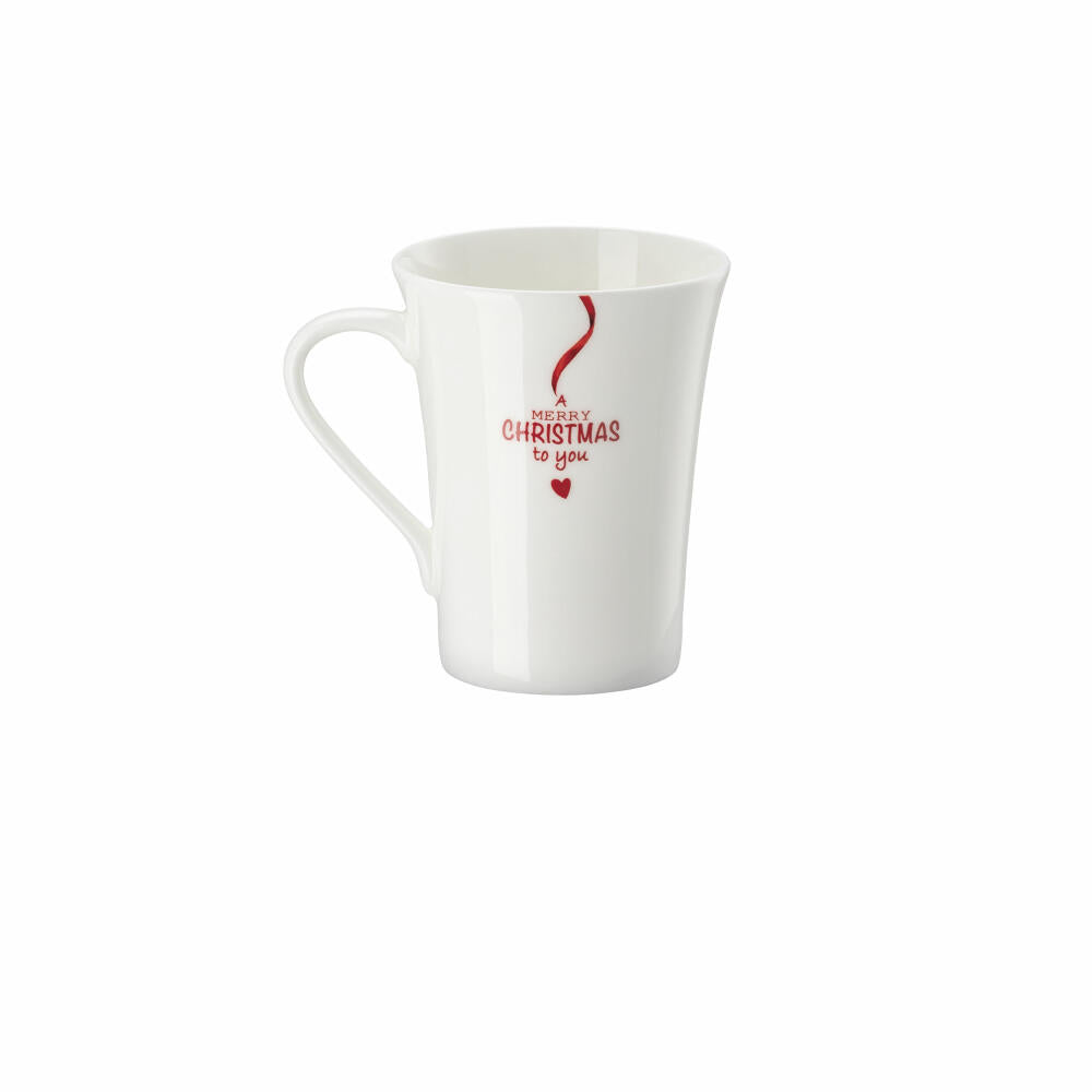 Hutschenreuther Becher mit Henkel My Christmas Mug A merry Christmas, Tasse, Bone China, Mehrfarbig, 400 ml, 02048-727446-15505