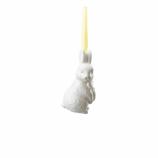 Hutschenreuther standing rabbit Easter pendant, decorative pendant, porcelain, white, 7 cm, 02360-800001-26674