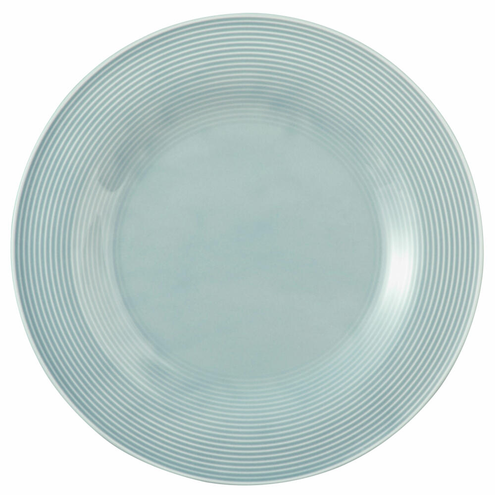 Seltmann Weiden Beat Teller Flach, Speiseteller, Servierteller, Porzellan, Arktisblau, Ø 30 cm, 001.772185