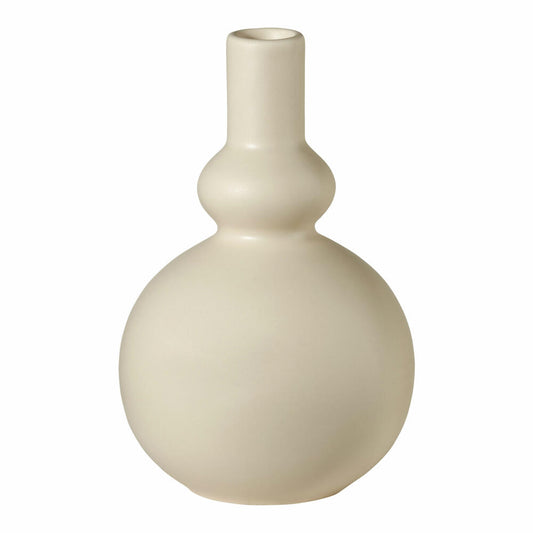 ASA Selection como Vase, Blumenvase, Tischvase, Dekovase, Dekoration, Steingut, H 15.5 cm, Cream, 83091158