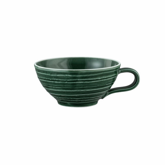 Seltmann Weiden Terra Teeobertasse, Teetasse, Tee Tasse, Porzellan, Moosgrün, 140 ml, 001.772228