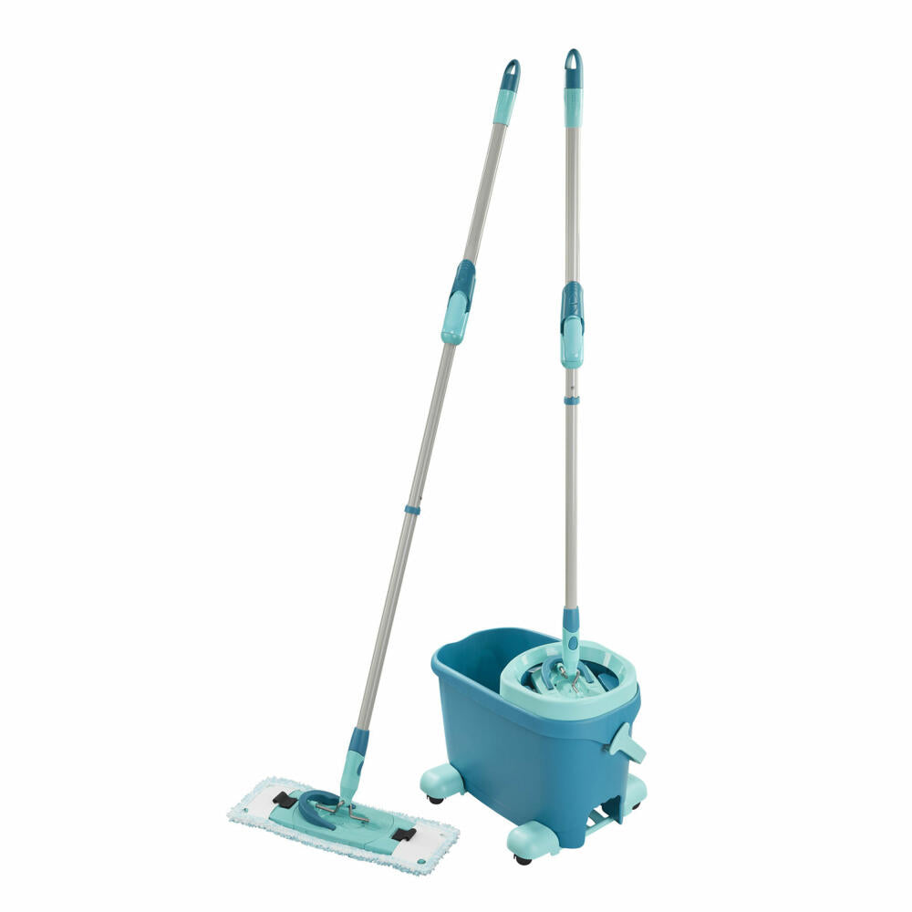 Leifheit Set CLEAN TWIST M Ergo Mobile, floor mop, cleaning bucket, spinning sieve, , 52121