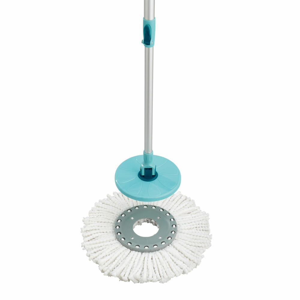 Leifheit Ersatzkopf Rotation Disc Mop, Ersatz Wischkopf, Kunststoff, Polyester, Weiß, 52067