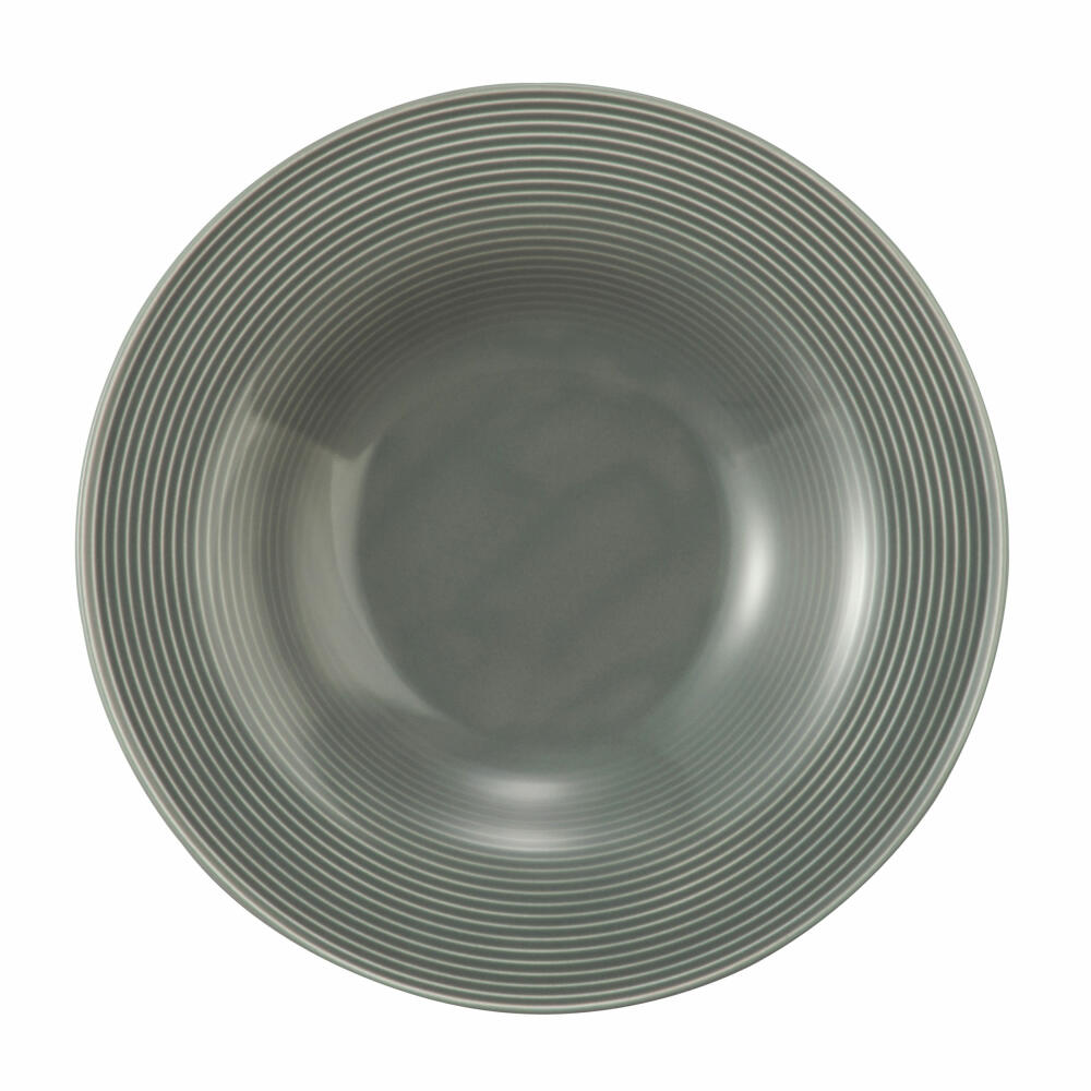 Seltmann Weiden Beat pasta / salad plate, dinner plate, plate, pasta plate, porcelain, pearl grey, Ø 27.4 cm, 001.772204