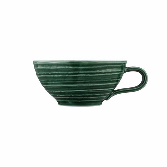 Seltmann Weiden Terra Teeobertasse, Teetasse, Tee Tasse, Porzellan, Moosgrün, 140 ml, 001.772228