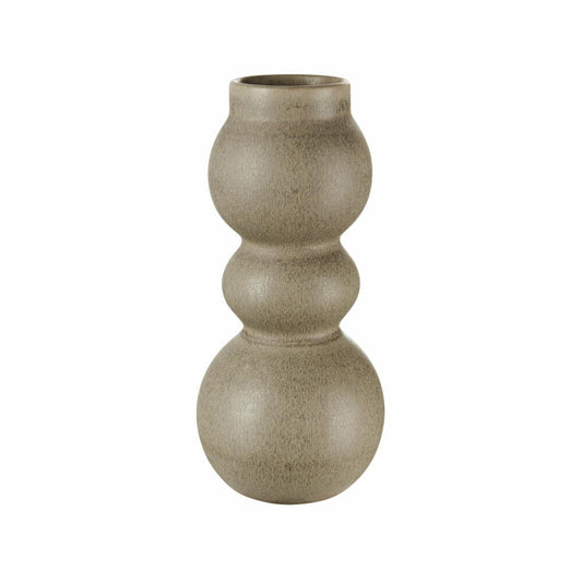 ASA Selection como Vase stone, Blumenvase, Tischvase, Dekovase, Steingut, Braun, H 19 cm, 83093171