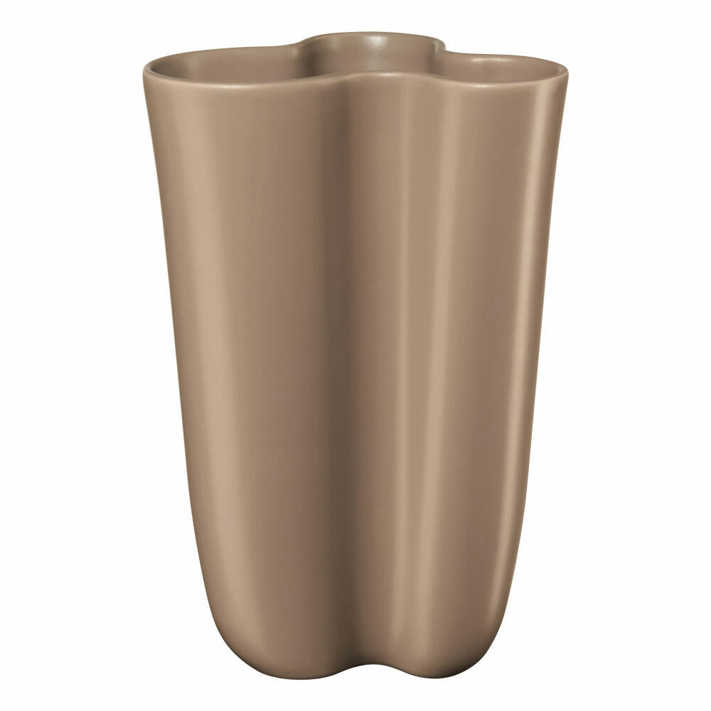 ASA Selection blossom Vase Taupe, flower vase, floor vase, decorative vase, stoneware, brown, H 28.5 cm, 83084208