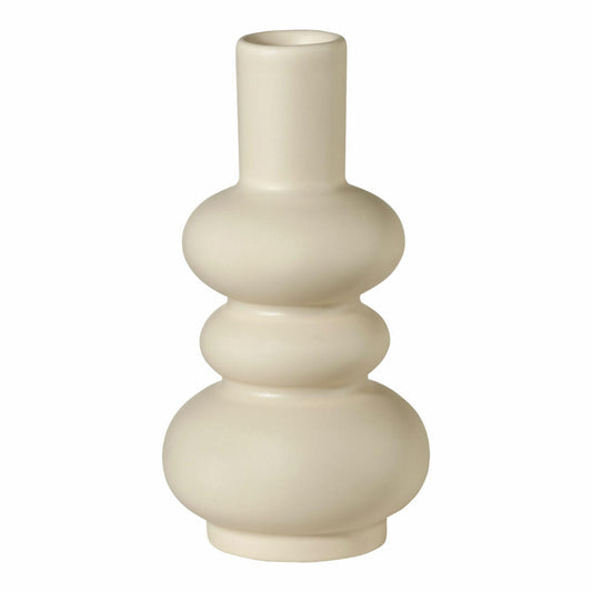 ASA Selection como Vase, Blumenvase, Tischvase, Dekovase, Dekoration, Steingut, H 12 cm, Cream, 83090158