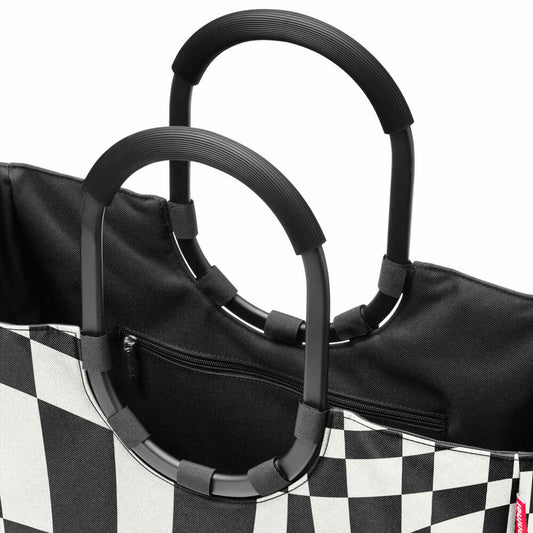 reisenthel loopshopper L, shopping bag, shopping basket, carrying bag, Frame Op-Art, 25 L, OR7065