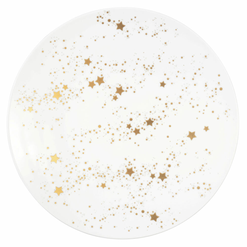 Seltmann Weiden Liberty dinner plate, plate, porcelain, Golden Stars, Ø 27.9 cm, 001.772113