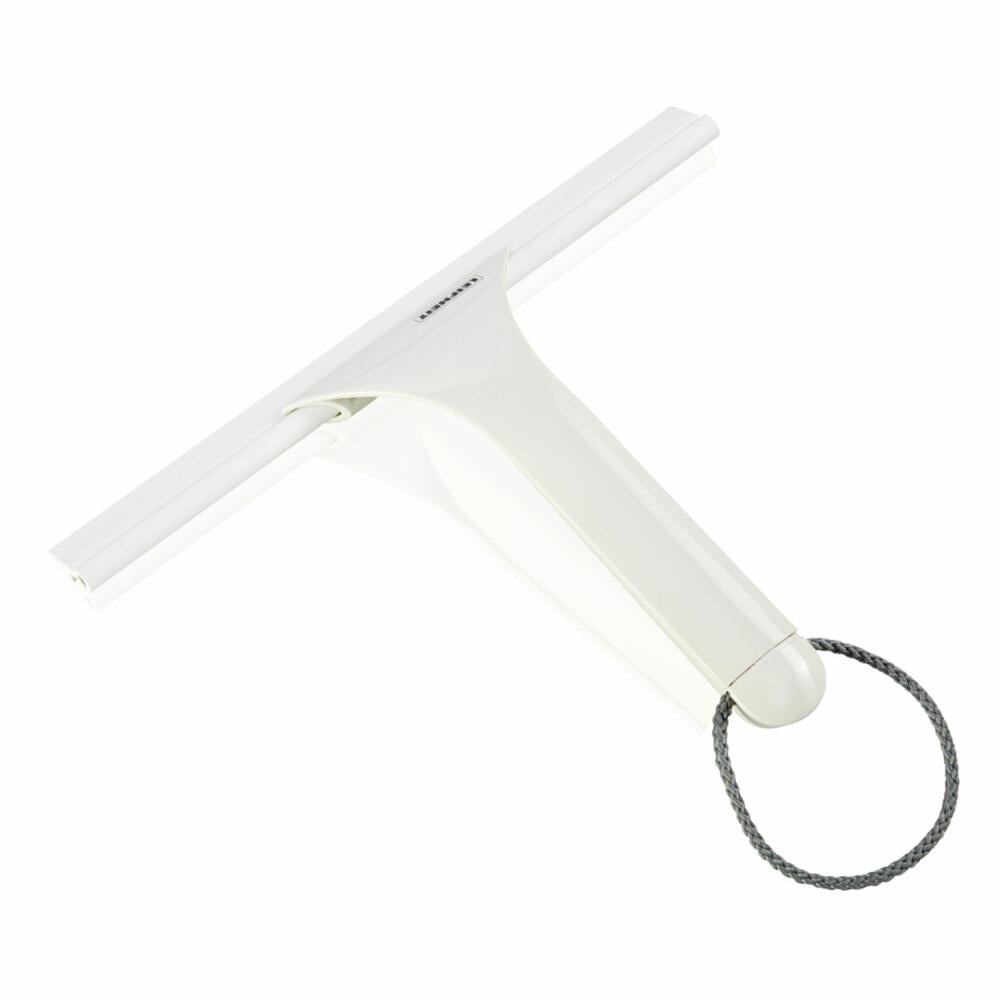 Leifheit shower cabin squeegee Cabino, shower squeegee, squeegee, aluminum, plastic, white, 41650