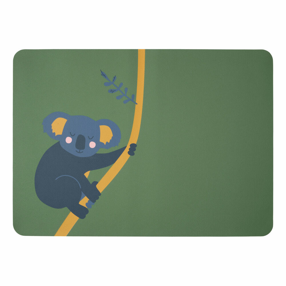 ASA Selection kids Tischset Koala Konrad, Platzmatte, Platzdeckchen, PVC, Grün, 33 x 46 cm, 78843420