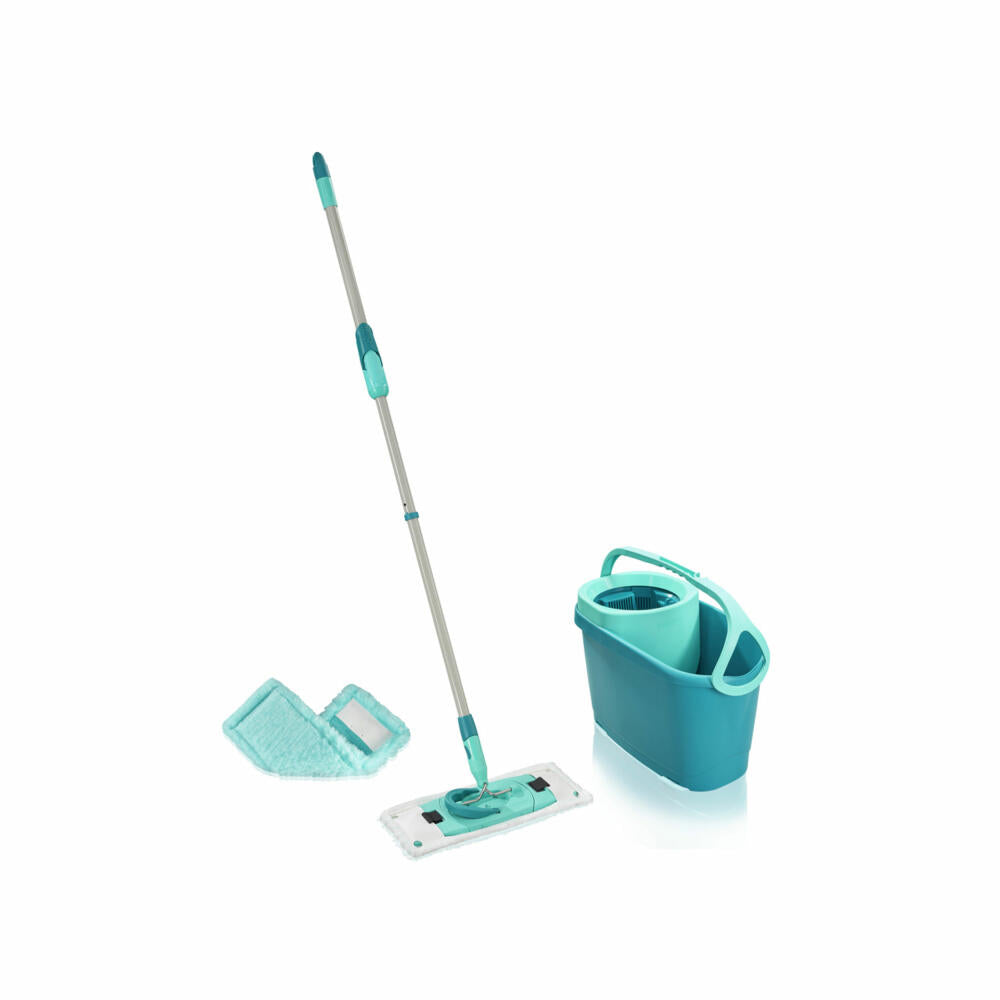 Leifheit Mop Set Clean Twist M Ergo + static plus cover, floor mop set, 52137