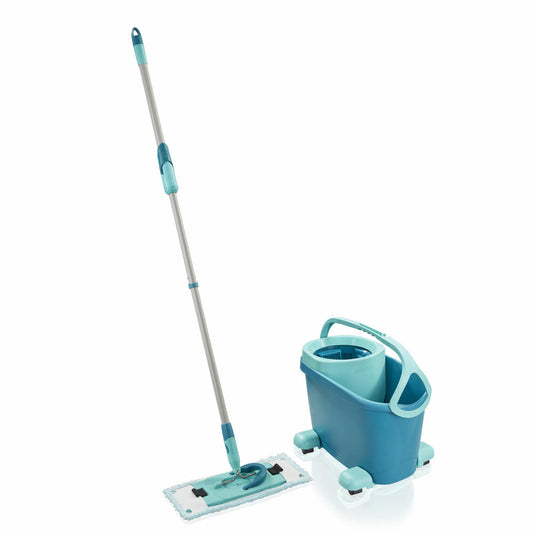 Leifheit Set CLEAN TWIST M Ergo Mobile, floor mop, cleaning bucket, spinning sieve, , 52121