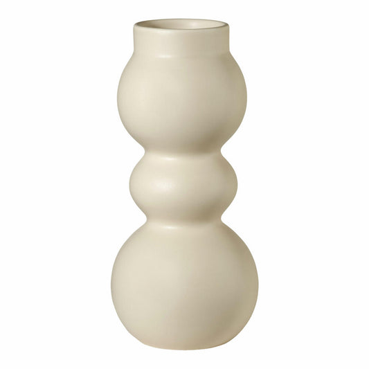 ASA Selection como Vase, Blumenvase, Tischvase, Dekovase, Dekoration, Steingut, H 19 cm, Cream, 83093158