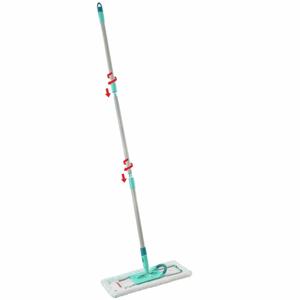 Leifheit floor wiper Profi XL micro duo, mop, wiper, turquoise, 42 cm, 55019