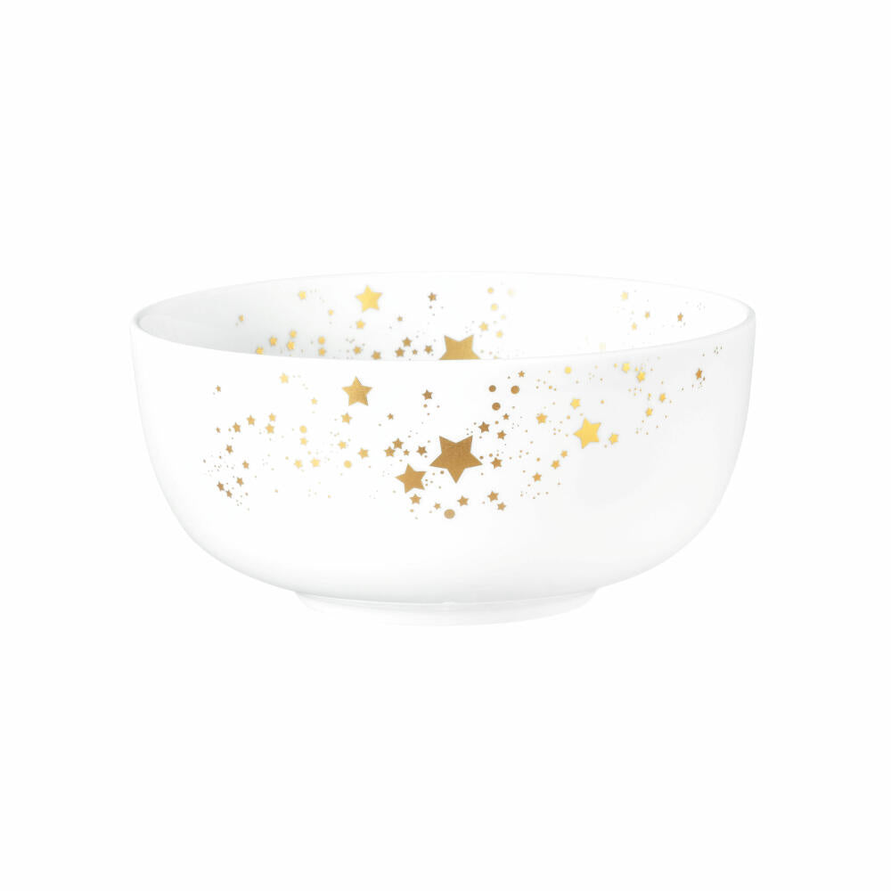 Seltmann Weiden Liberty cereal bowl, bowl, porcelain, Golden Stars, Ø 15 cm, 001.772115