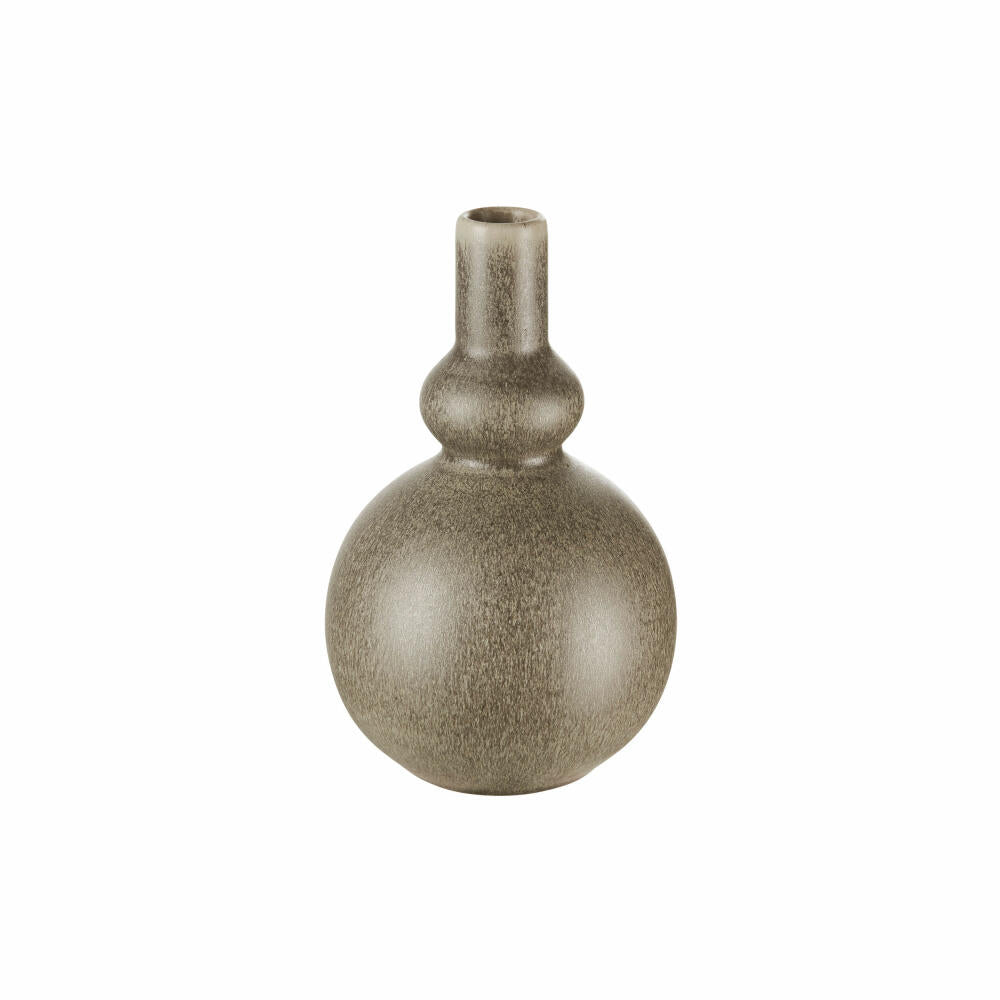 ASA Selection como Vase stone, Blumenvase, Tischvase, Dekovase, Steingut, Braun, H 15.5 cm, 83091171