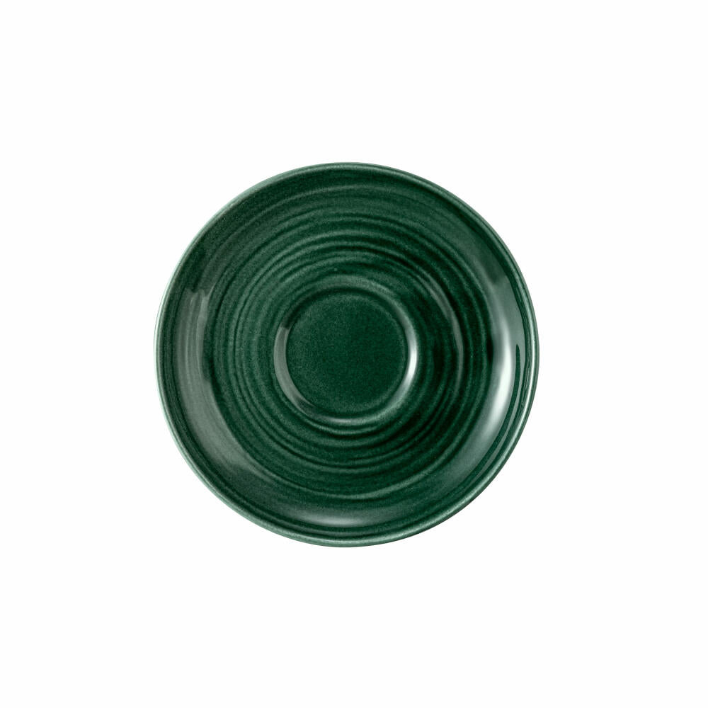 Seltmann Weiden Terra Kombi-Untertasse Klein, Unterteller, Porzellan, Moosgrün, Ø 13.3 cm, 001.772229