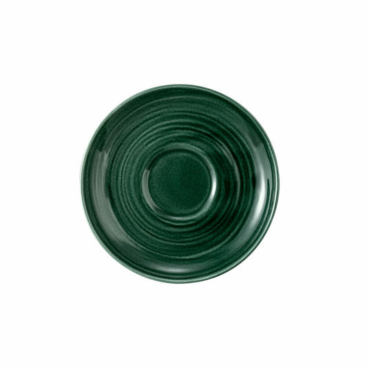 Seltmann Weiden Terra Kombi-Untertasse Klein, Unterteller, Porzellan, Moosgrün, Ø 13.3 cm, 001.772229