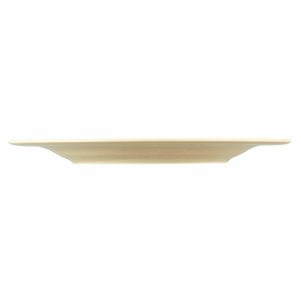 Seltmann Weiden Beat Teller Flach, Speiseteller, Servierteller, Porzellan, Sandbeige, Ø 30 cm, 001.772184